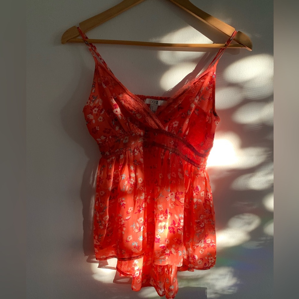 Pink cami top - Picture 2 of 5